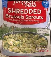 Zuckermenge drin Shredded brussell sprouts