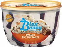 Jumlah gula yang masuk Peanut butter party ice cream