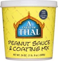 Jumlah gula yang masuk Peanut Sauce & Coating Mix