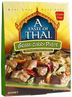 Jumlah gula yang masuk A taste of thai, green curry paste