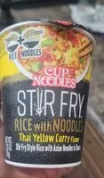 İçindeki şeker miktarı noodles Thai yellow curry flavor