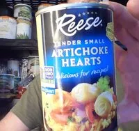 Quantité de sucre dans Artichoke hearts