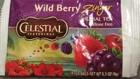 入っている砂糖の量 Wild Berry Zinger Herb Tea