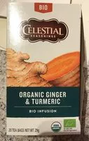入っている砂糖の量 Organic ginger & turmeric bio infusion
