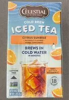 入っている砂糖の量 Cold brew iced tea citrus sunrise