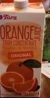चीनी की मात्रा Orange juice