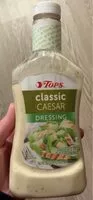 चीनी की मात्रा Classic caesar dressing