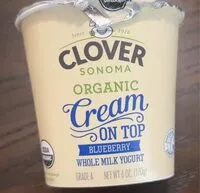 入っている砂糖の量 Clover whole milk yougurt