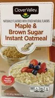 入っている砂糖の量 Maple & Brown Sugar Instant Oatmeal