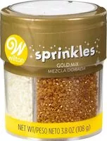 Jumlah gula yang masuk Gold Sprinkles Mix