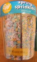 Jumlah gula yang masuk Spring Mix Sprinkles