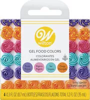 Jumlah gula yang masuk Neon gel food color set