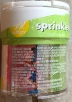 Jumlah gula yang masuk Party sprinkles