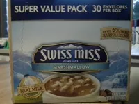 Сахар и питательные вещества в Swiss miss