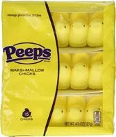 入っている砂糖の量 Marshmallow chicks count