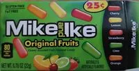 Сахар и питательные вещества в Mike and ike