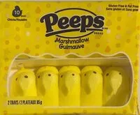 入っている砂糖の量 Marshmallow Chicks