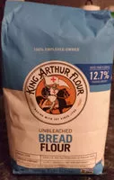 Sokeria ja ravinteita mukana King arthur flour