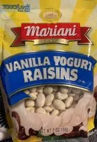 चीनी की मात्रा Vanilla Yogurt Raisins