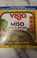 入っている砂糖の量 Miso soup and dip mix