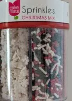 İçindeki şeker miktarı Christmas Mix Sprinkles