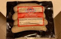 入っている砂糖の量 Chicken Bratwurst