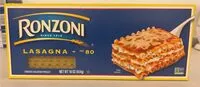 चीनी की मात्रा Enriched Macaroni Product, Lasagna No. 80