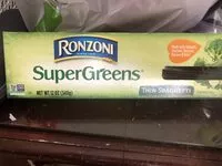 चीनी की मात्रा Ronzoni, supergreens thin spaghetti