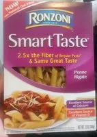 入っている砂糖の量 Ronzoni, smart taste, penne rigate