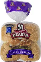 Sokerin määrä sisällä Classic Sesame Hamburger Buns