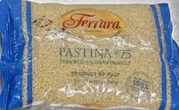 Amount of sugar in Pastina