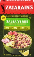 İçindeki şeker miktarı Salsa verde brown rice with red beans