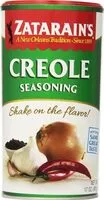 İçindeki şeker miktarı Zatarains creole seasoning ounce