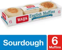 Suhkru kogus sees English Muffins Sourdough