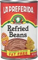 Suhkru kogus sees Refried beans fat free