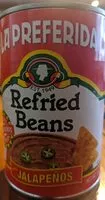 Suhkru kogus sees Refried beans with jalapenos