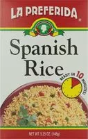 Suhkru kogus sees Spanish rice