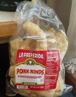 Suhkru kogus sees Pork Rinds