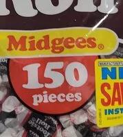 Cantidad de azúcar en Tootsie rolls