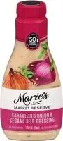 Jumlah gula yang masuk Market reserve caramelized onion & sesame seed dressing