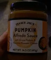 Suhkru kogus sees Pumpkin alfredo sauce