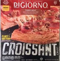 Amount of sugar in Croissant Crust Three Meat Pizza