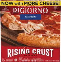 Amount of sugar in Rising crust pepperoni frozen pizza