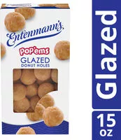 Cantidad de azúcar en Entenmann's pop'ems glazed donut holes