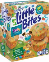 Cantidad de azúcar en Little bites Party cakes