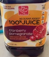 चीनी की मात्रा 100% Juice, Cranberry Pomegranate