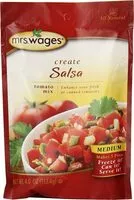Jumlah gula yang masuk Medium salsa mix