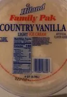 含糖量 Country Vanilla Ice Cream