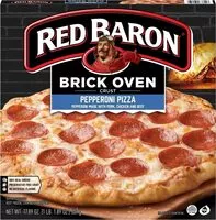 İçindeki şeker miktarı Brick oven crust pepperoni pizza