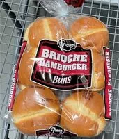Cantidad de azúcar en Brioche Hamburger Buns